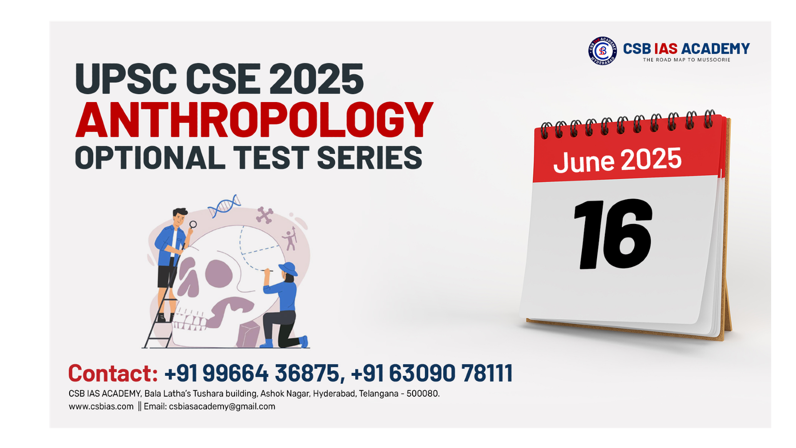 UPSC CSE 2025 Anthropology Optional Test Series